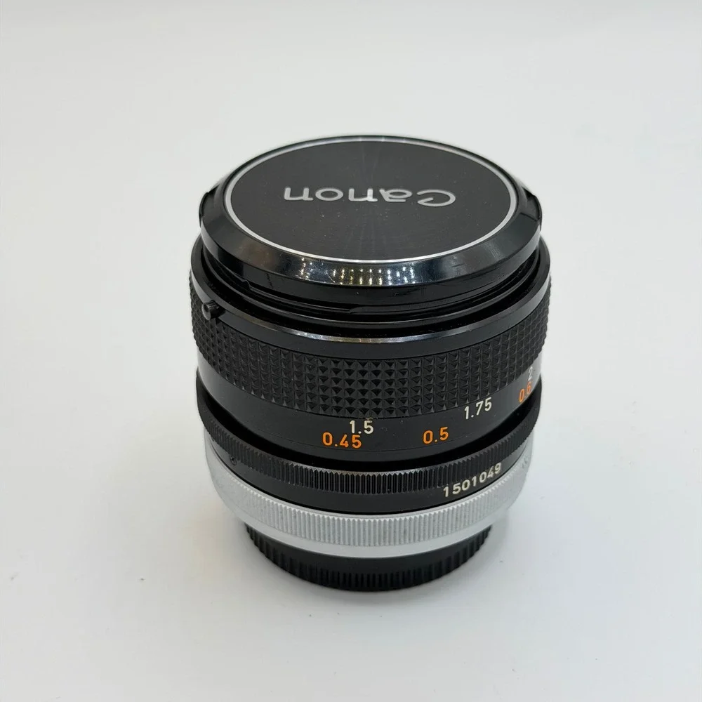 Canon FD 50mm f1.4 SSC Prime Lens Manual Focus SLR Breech Lock W/ Case Japan